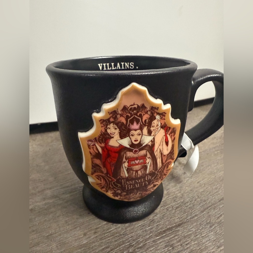Rae Dunn Black Disney Villains Mug
